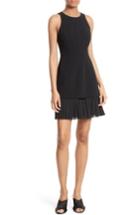 Women's Cinq A Sept Catronia Pleated Sheath Dress - Black