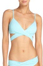 Women's Seafolly Wrap Bikini Top Us / 8 Au - Black