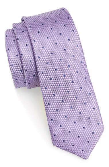 Men's The Tie Bar Woven Silk Tie, Size - Purple (online Only)