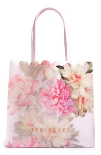 Ted Baker London Painted Posie Large Icon Bag - Pink