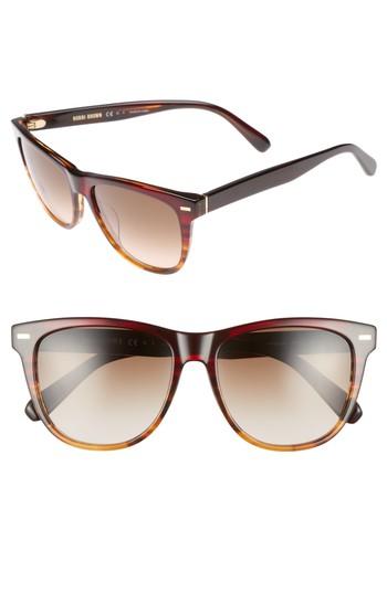 Women's Bobbi Brown The Emerson 54mm Sunglasses -