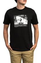 Men's Rvca Jeanjean Struggle Graphic T-shirt - Black