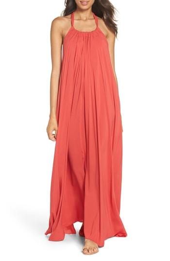 Women's Elan Cover-up Maxi Dress - Coral