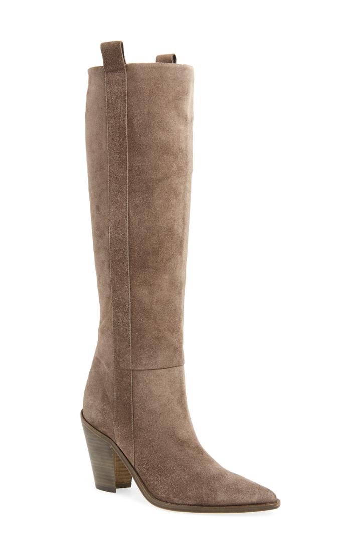 Women's Sigerson Morrison Kaethe Knee High Boot .5 Eu - Grey
