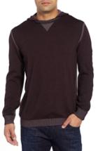 Men's Bugatchi Hooded Pullover, Size - Purple