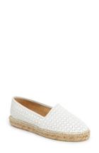 Women's Patricia Green Anna Perforated Espadrille M - White