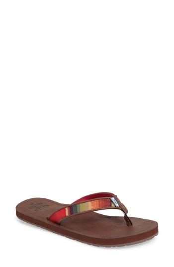 Women's Toms Solana Flip Flop M - Brown