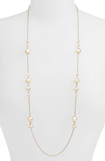 Women's Halogen Graduated Sphere Station Necklace