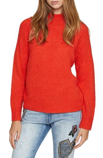 Women's Sanctuary Fiona Cotton Blend Turtleneck - Orange