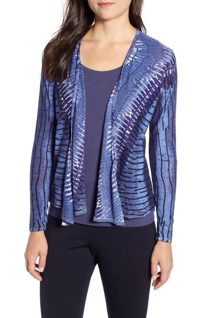 Women's Nic+zoe New Leaf 4-way Cardigan - Purple