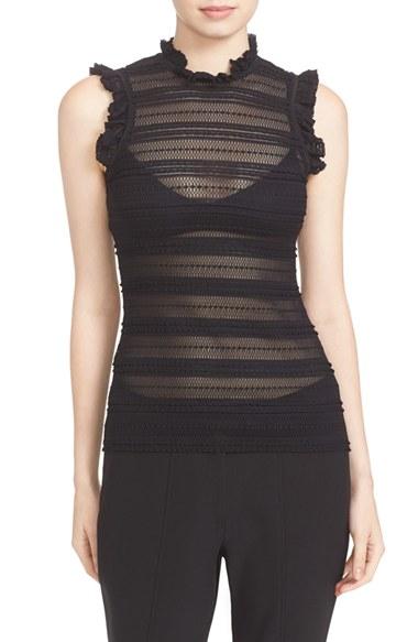 Women's Cinq A Sept Cadiz Sheer Top