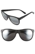 Women's Maui Jim Rising Sun 57mm Polarizedplus2 Sunglasses - Matte Black/ Neutral Grey