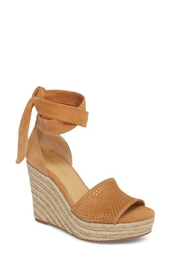Women's Splendid Bentley Espadrille Wedge Sandal .5 M - Brown