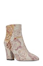 Women's Nine West Savitra Pointy Toe Bootie M - Beige