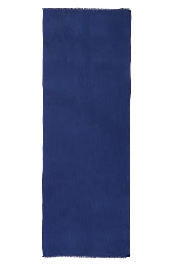 Women's Max Mara Upupa Silk Scarf, Size - Blue