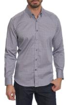 Men's Robert Graham Mitch Tailored Fit Paisley Sport Shirt - Black