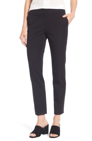 Petite Women's Halogen Slim Ankle Pants P - Black