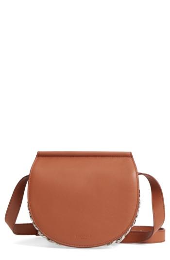 Givenchy Mini Infinity Calfskin Leather Saddle Bag - Black