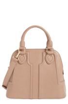 Sole Society Dome Satchel - Beige