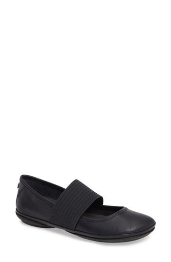Women's Camper 'right Nina' Leather Ballerina Flat Us / 38eu - Blue