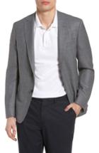 Men's Boss Nobis Trim Fit Wool Sport Coat R - Grey