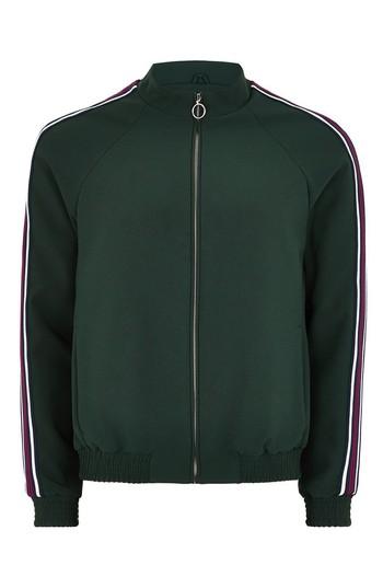 Men's Topman Track Jacket - Green