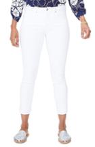 Women's Nydj Ami Cuffed Ankle Skinny Jeans - White
