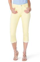Women's Nydj Release Hem Capri Skinny Jeans - Yellow