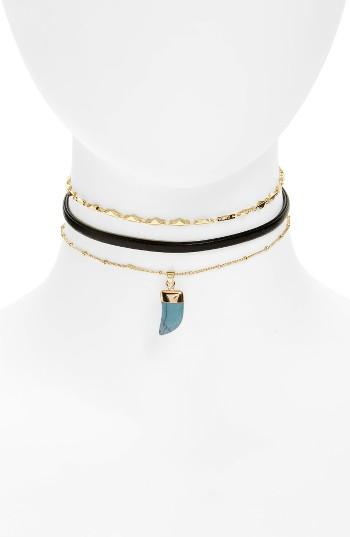 Women's Loren Olivia Layered Choker Necklace