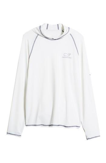 Men's Vineyard Vines Performance Hoodie, Size - White