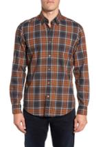 Men's Boss Check Sport Shirt - Brown