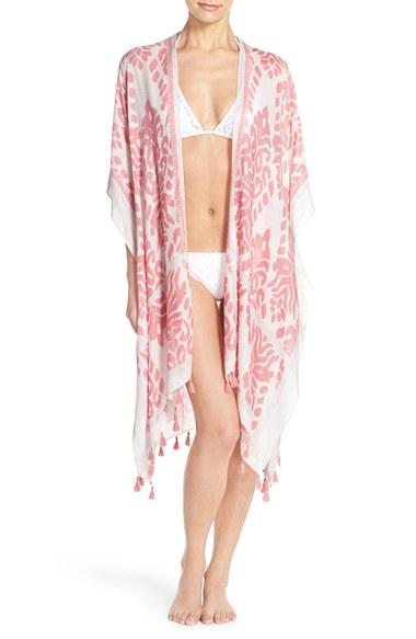 Women's Nordstrom Fringed Swim Cover-up