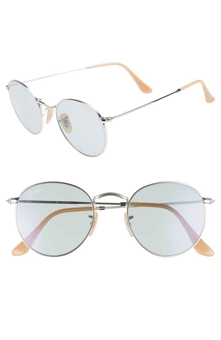 Men's Ray-ban Evolve 50mm Polarized Round Sunglasses -