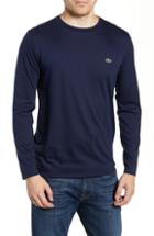 Men's Lacoste Long Sleeve Pima Cotton T-shirt (s) - Blue