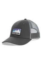 Men's Patagonia Shop Sticker Trucker Hat - Grey