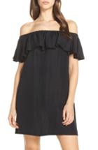 Women's Tommy Bahama Off The Shoulder Cover-up Dress - Black