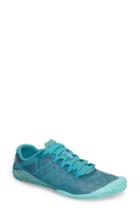 Women's Merrell Vapor Glove 3 Trail Running Shoe M - Blue