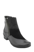 Women's Earth 'orion' Patchwork Bootie M - Black