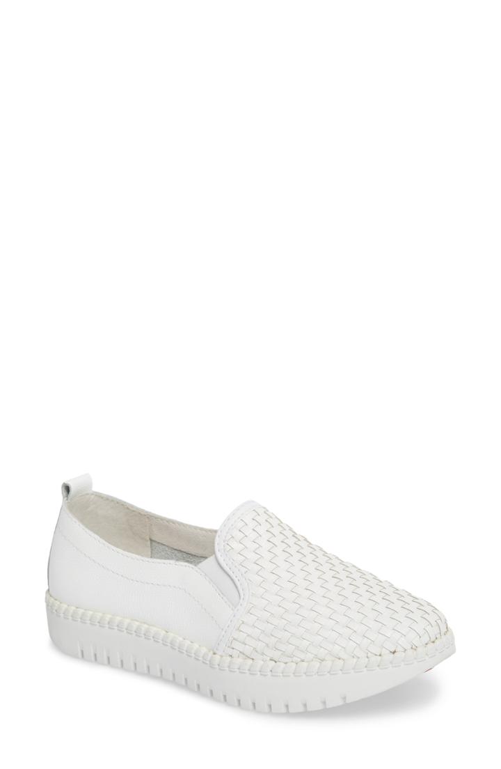 Women's Bernie Mev. Stretch Woven Platform Sneaker Us / 39eu - White