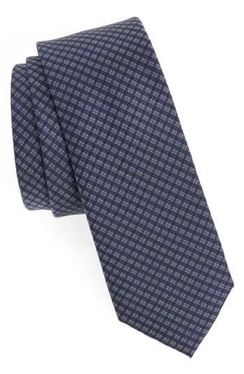 Men's Calibrate Microcheck Silk Tie