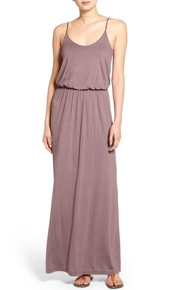 Women's Lush Knit Maxi Dress - Pink