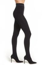 Women's Dkny Skinsense(tm) Opaque Fleece Tights, Size - Black