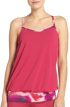 Women's Nike Cascade Sport Racerback Tankini Top - Pink
