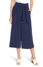 Women's Anne Klein Belted Cropped Trousers - Blue