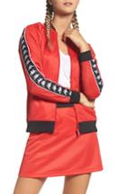 Women's Kappa Authentic Morecambe Track Jacket - Red
