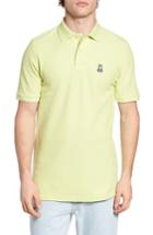 Men's Psycho Bunny The Classic Pique Polo (l) - Yellow