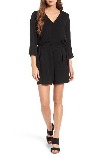 Women's Halogen Tie Waist Romper
