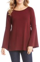 Women's Karen Kane Bell Sleeve Sweater - Red