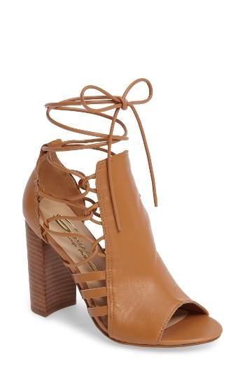 Women's Sbicca Adette Ankle Tie Sandal M - Brown