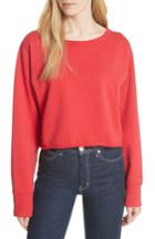 Women's Rag & Bone/jean Crop Pullover - Red